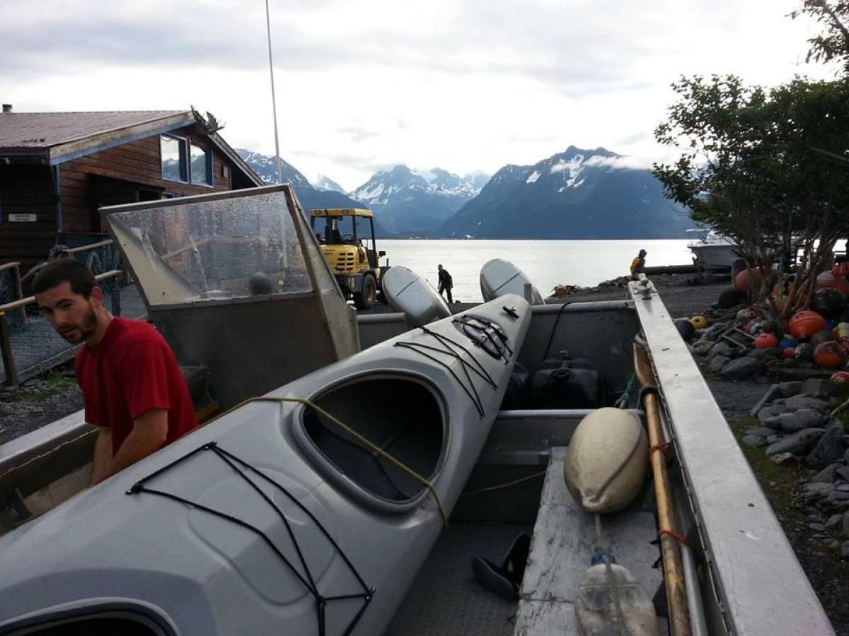 The Salty near the launch at Miller's Landing