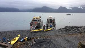 Landing Craft Load up for the Kenai Fjords National Park