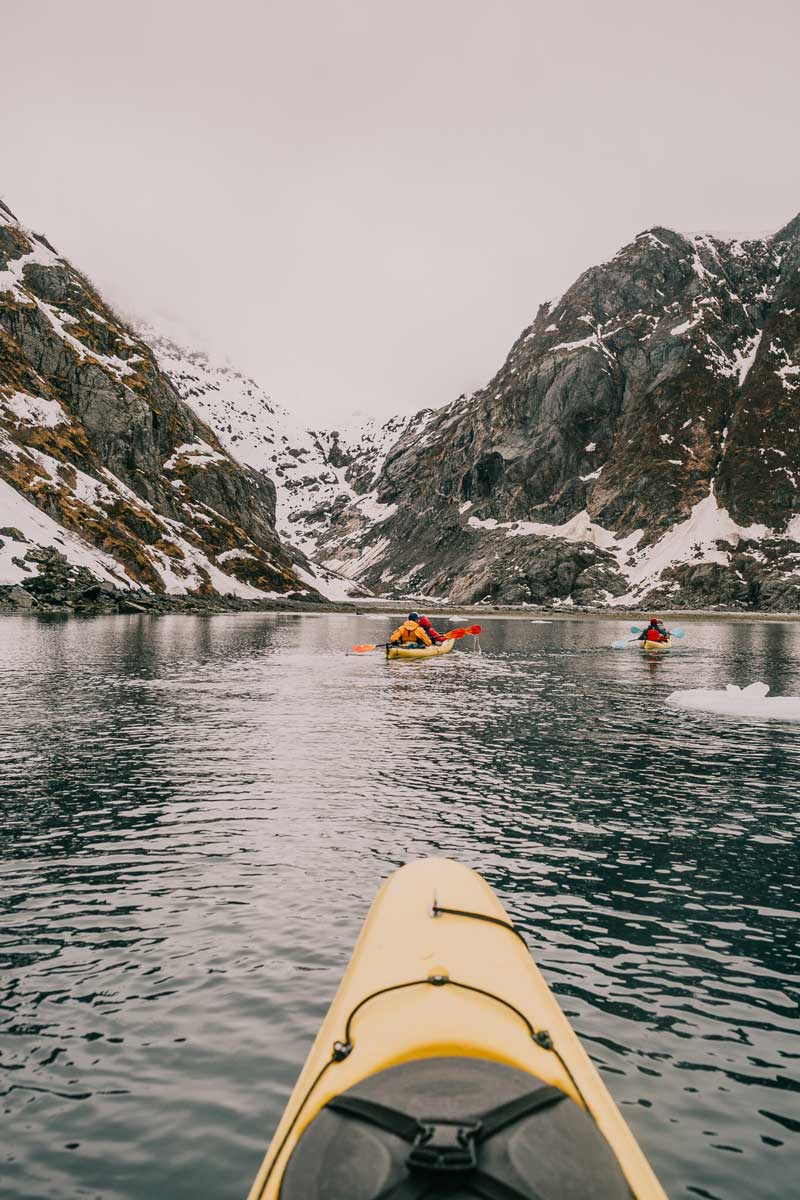 Northwestern Fjord Seward Alaska Spring Kayaking