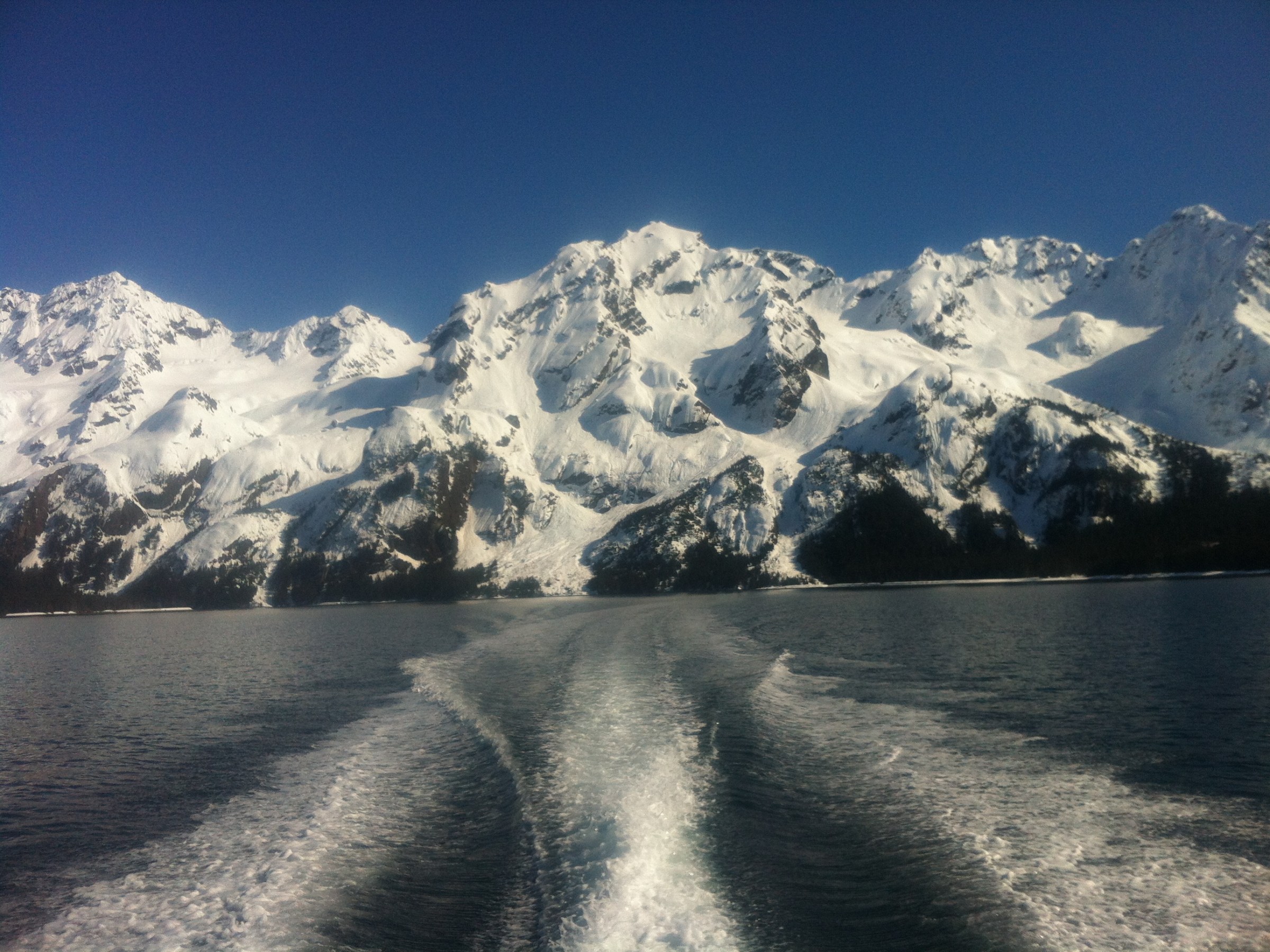 Mountains over Resurrection Bay, Seward, AK