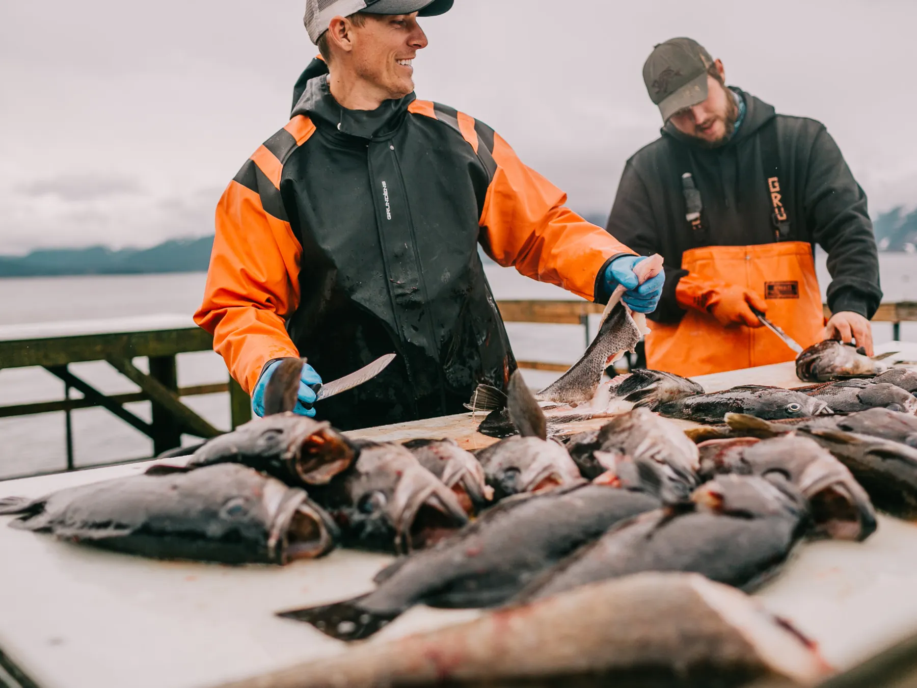 Filleting a day's catch of rockfish. View More: http://bethanybartonphoto.pass.us/millers-landing-2017