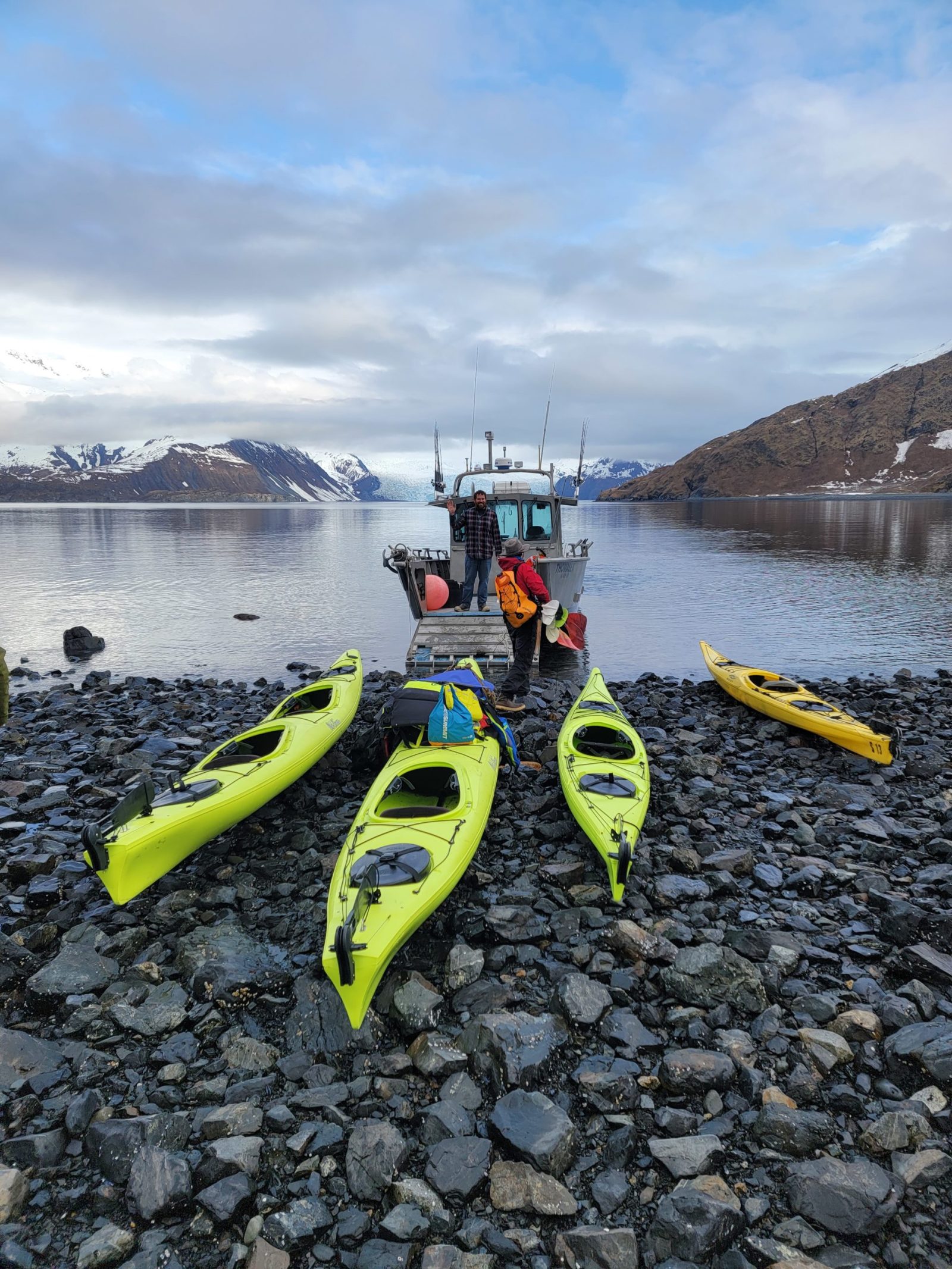 kayaksSeaside Beach Seward Alaska Kayaking Fishing Lodging Camping Guided Trips