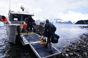 Landing craft pick up