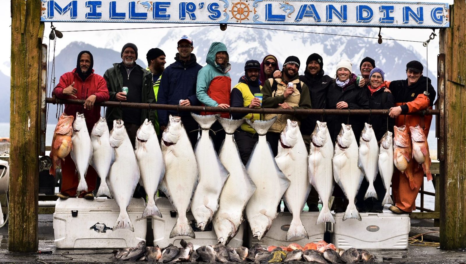 a group of people posing for the camera