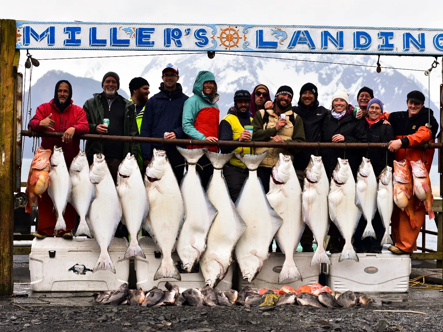 a group of people posing for the camera