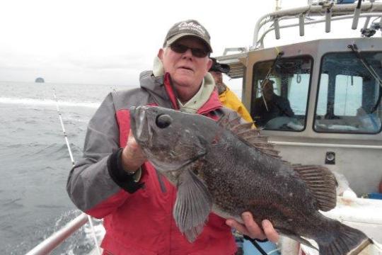 Silver Salmon & Black Bass Half Day Fishing Charter in Seward, AK