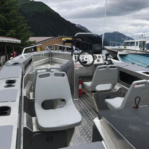 the inside of the stabicraft