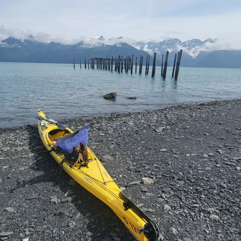 a ship in a body of water