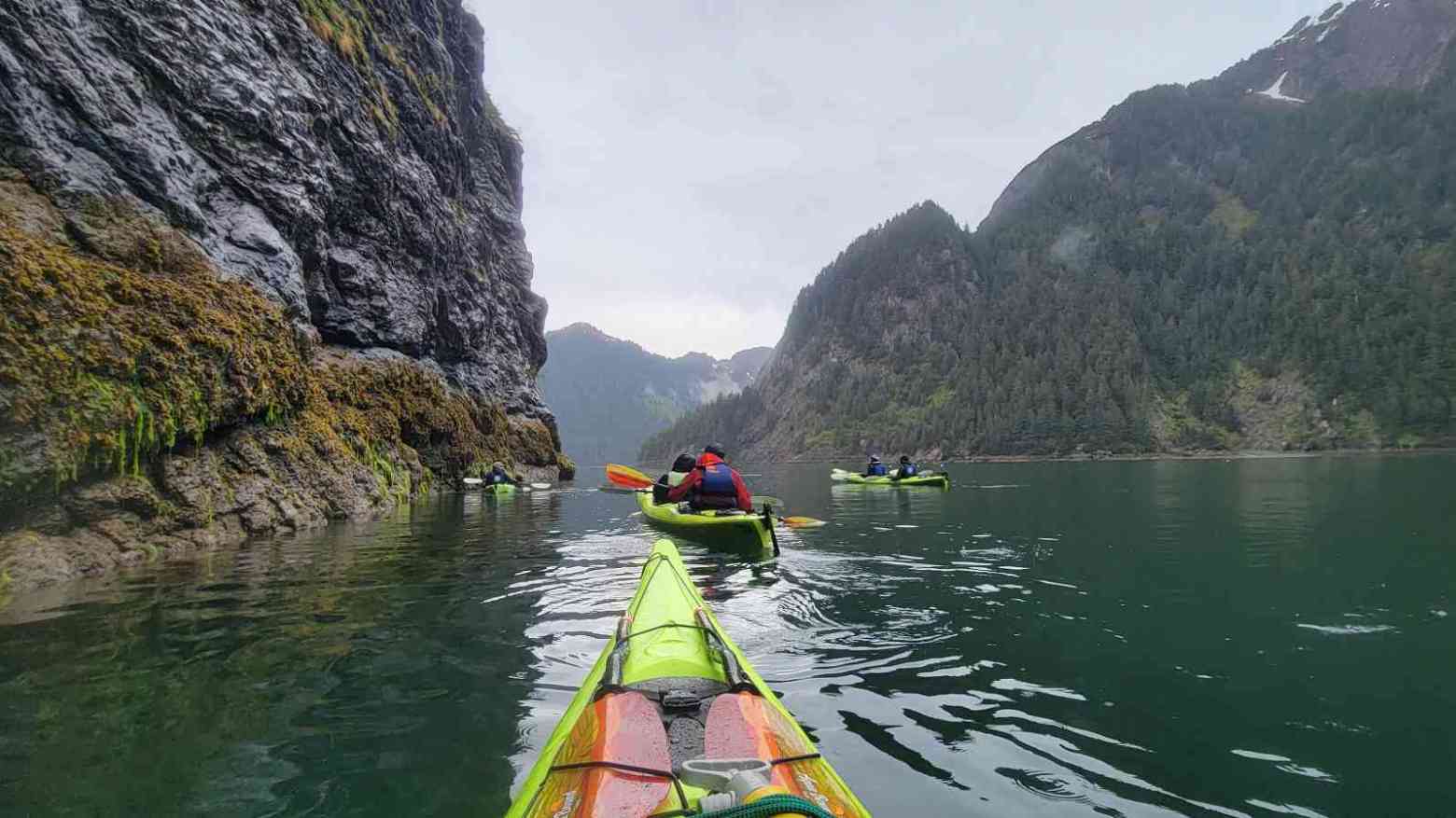 a kayak in Humpy CoveMillers Landing Seward Alaska Beach Seaside