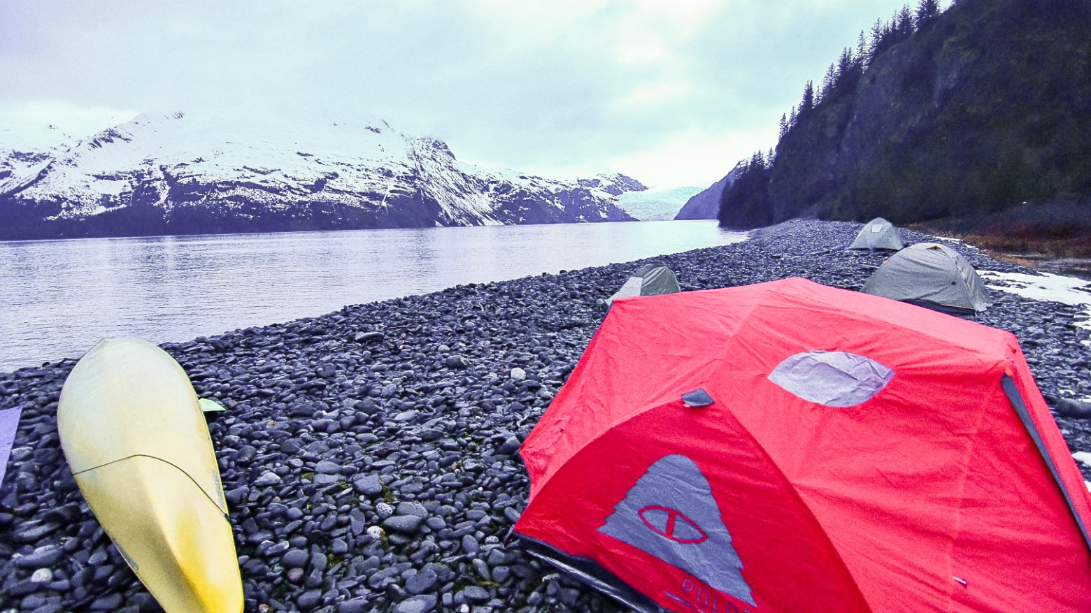 over night tents at holgate beach