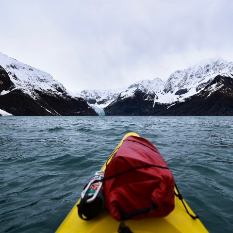 Kayaking in Seward, Alaska in Kenai Fjords National Park