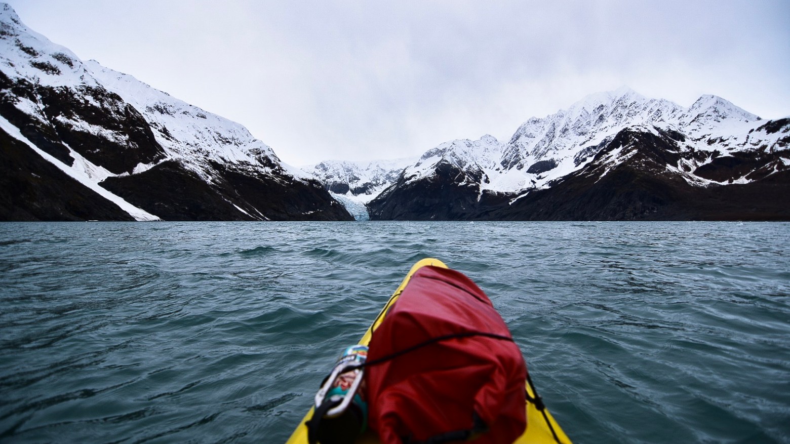pov from kayak in north western