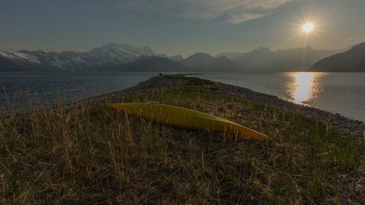 Landing Beach in Northwestern Fjord