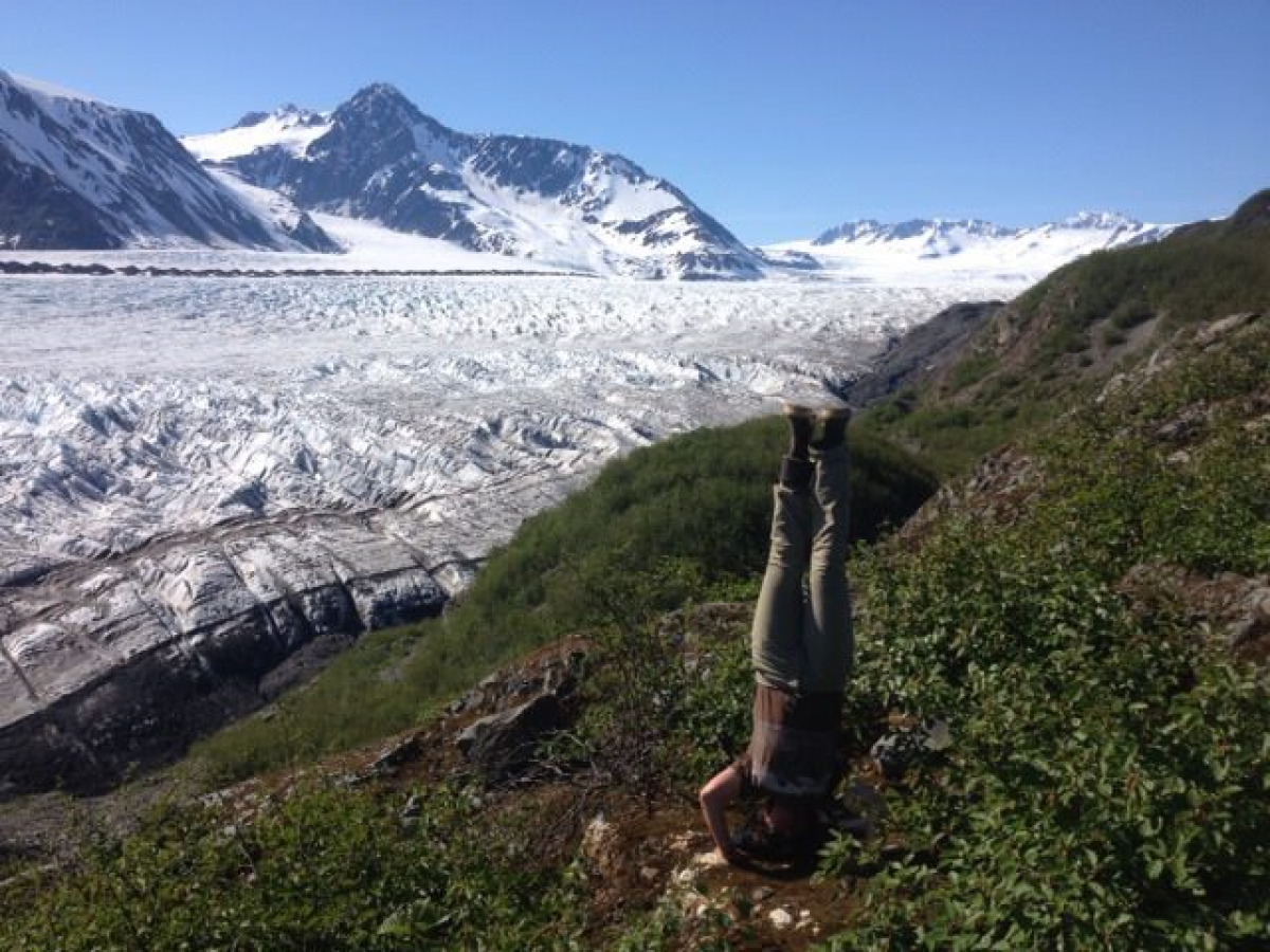 alien abduction at exit glacier