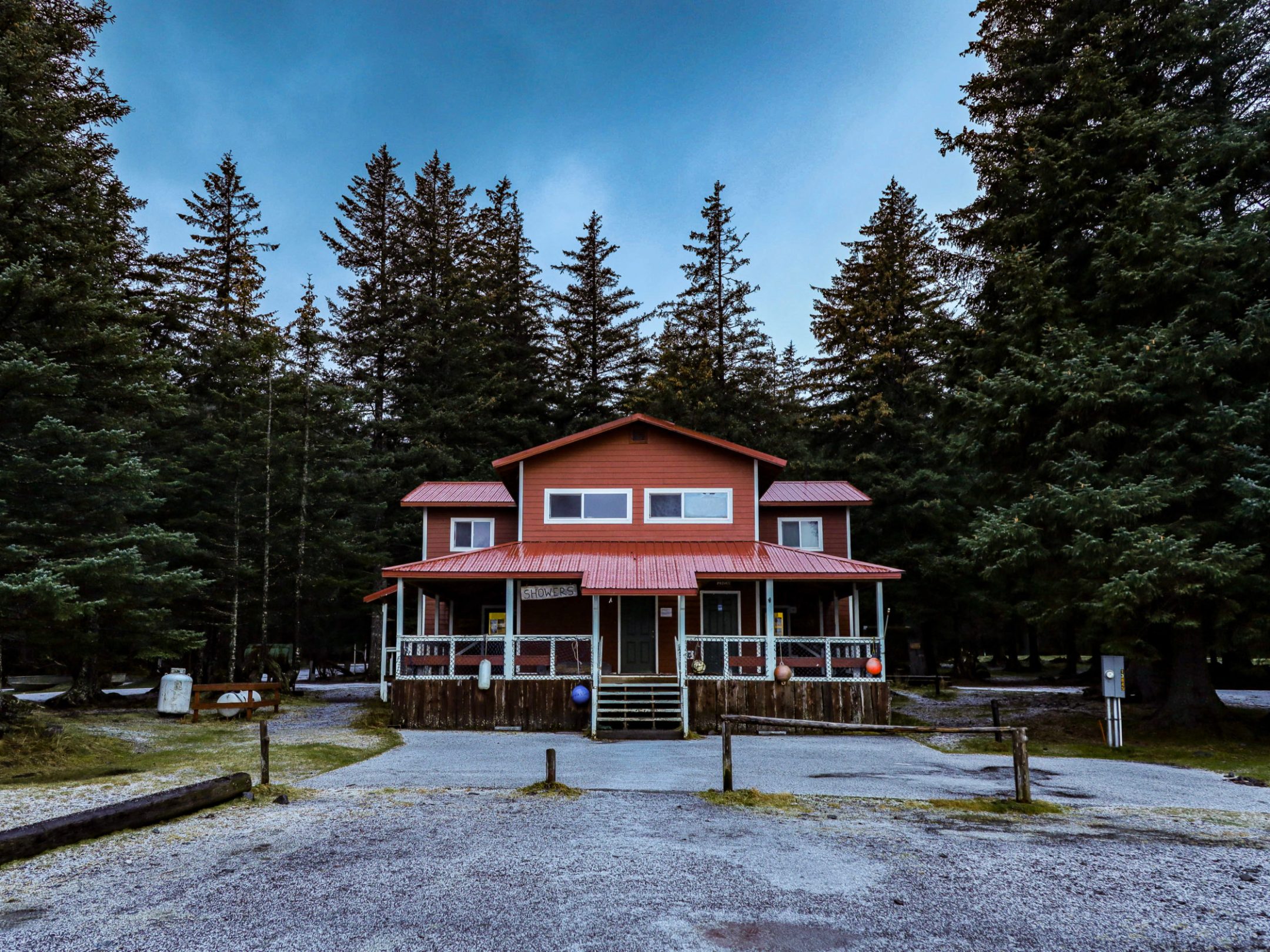 Restrooms, Showers, and Laundry at Miller's Landing, Seward, AK