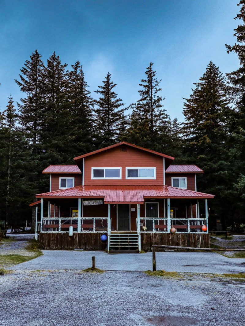 Restrooms, Showers, and Laundry at Miller's Landing, Seward, AK