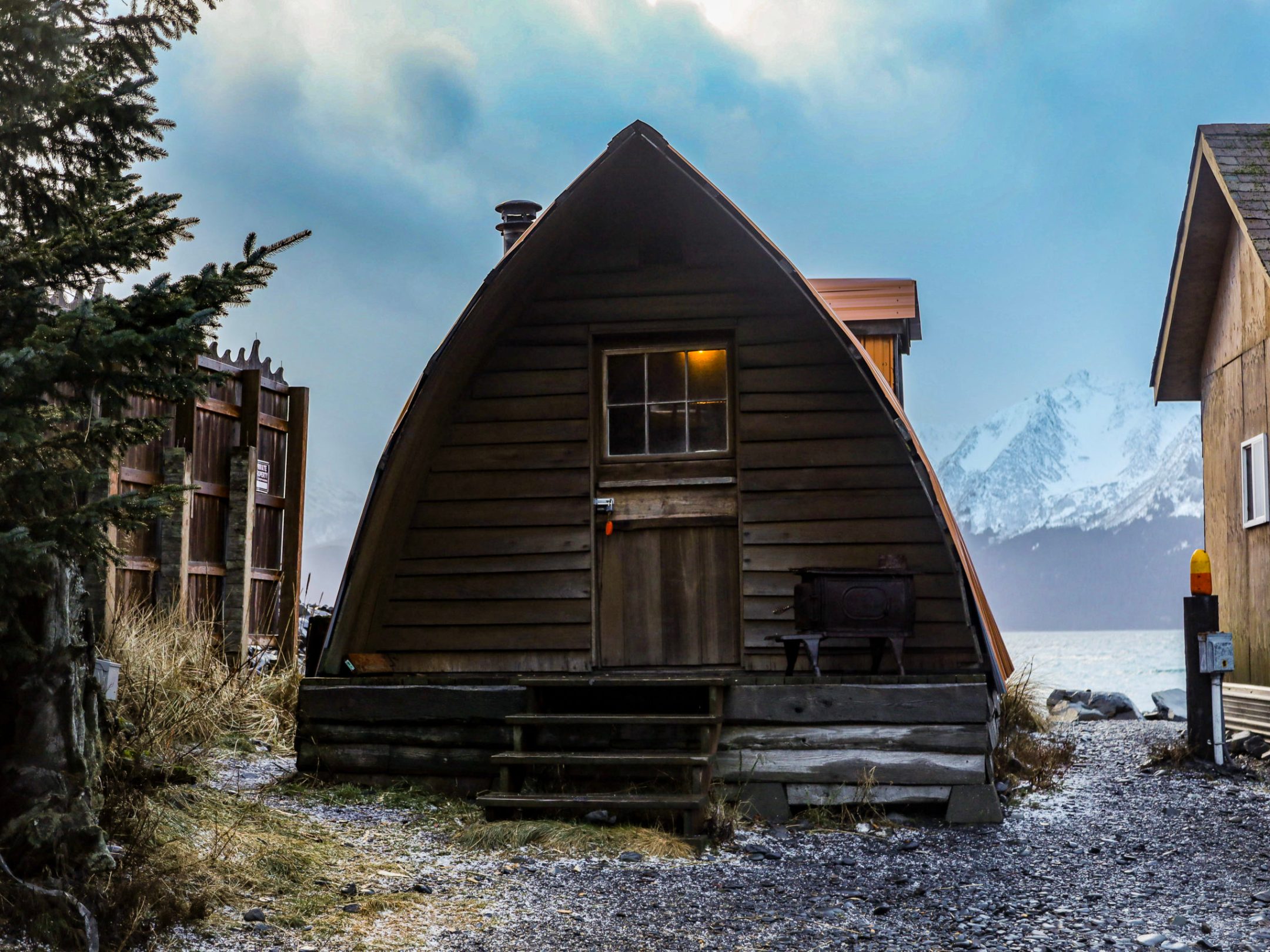 Seaside Camping Cabin, Miller's Landing, Seward, AK
