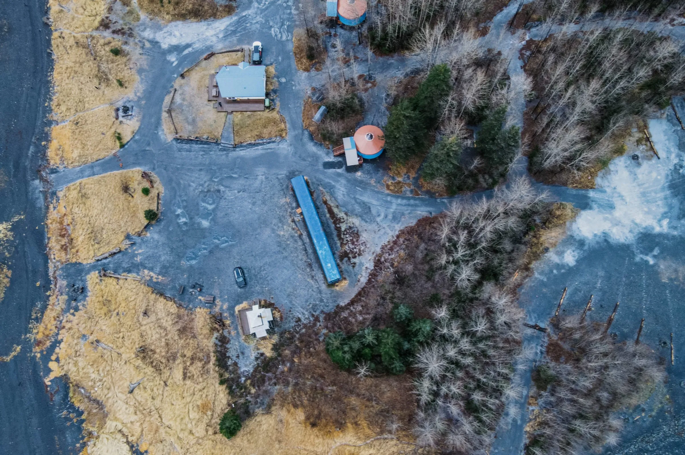 Aerial of Miller's Landing North Annex (NE corner), Seward, AK