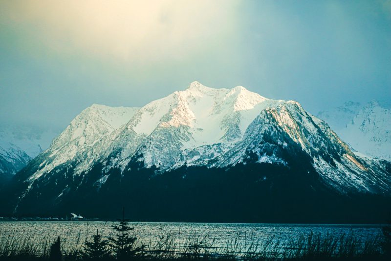 Mountains from Uncle Steve's Cabin, Miller's Landing, Seward, AK