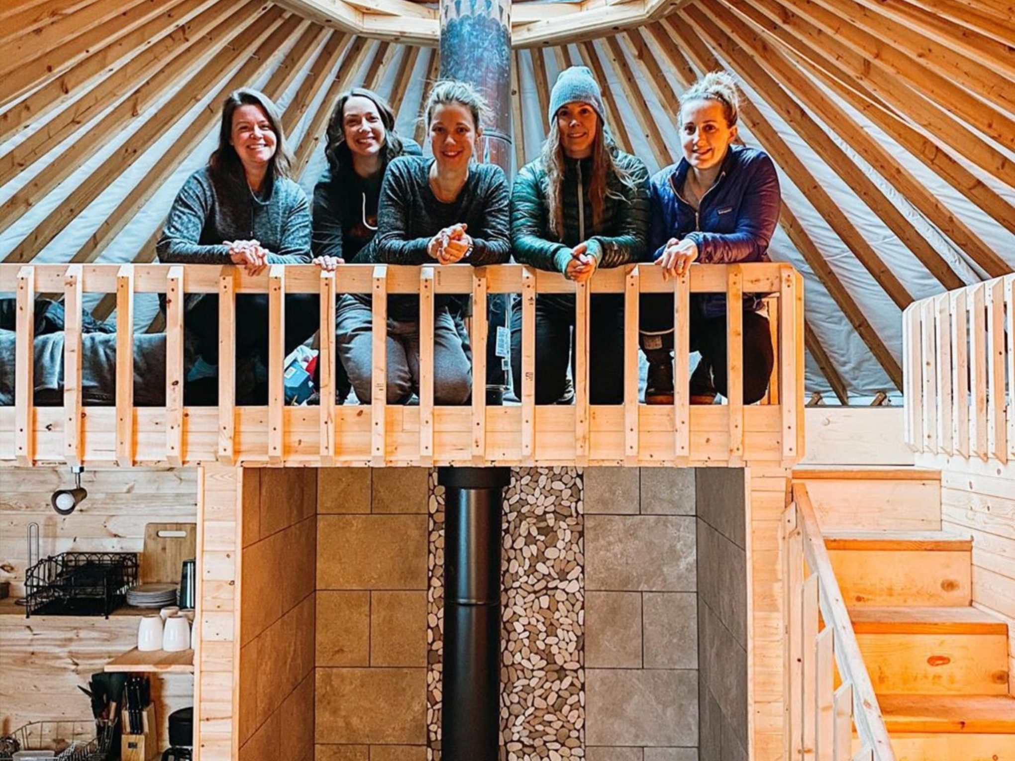 Full Yurt - InteriorSeaside Beach Seward Alaska Kayaking Fishing Lodging Camping Guided Trips