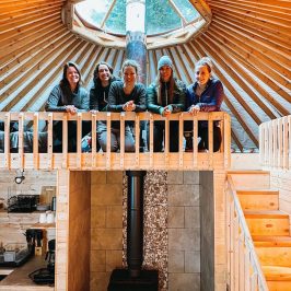 Full Yurt - InteriorSeaside Beach Seward Alaska Kayaking Fishing Lodging Camping Guided Trips