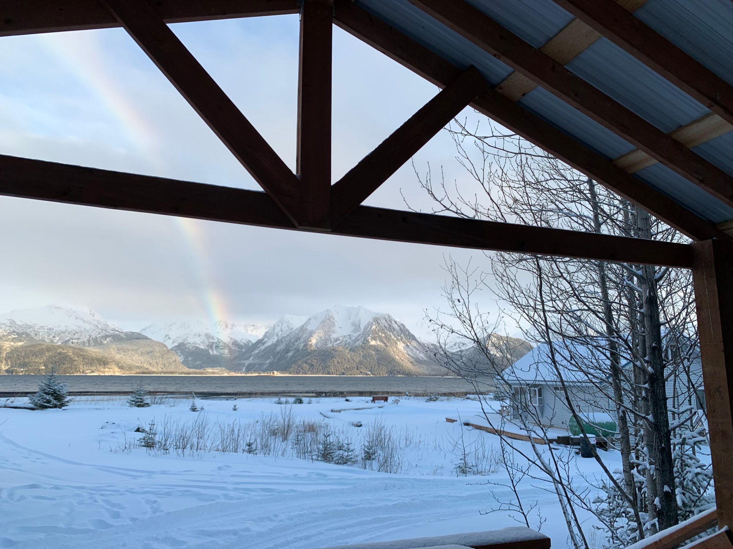 View from Yurt Porch