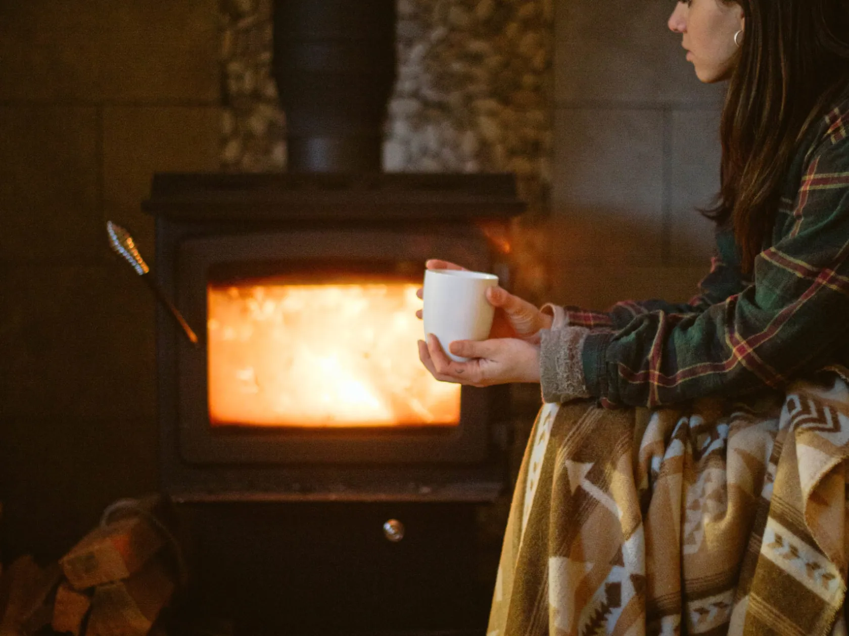 Fill Yurt - Wood stove