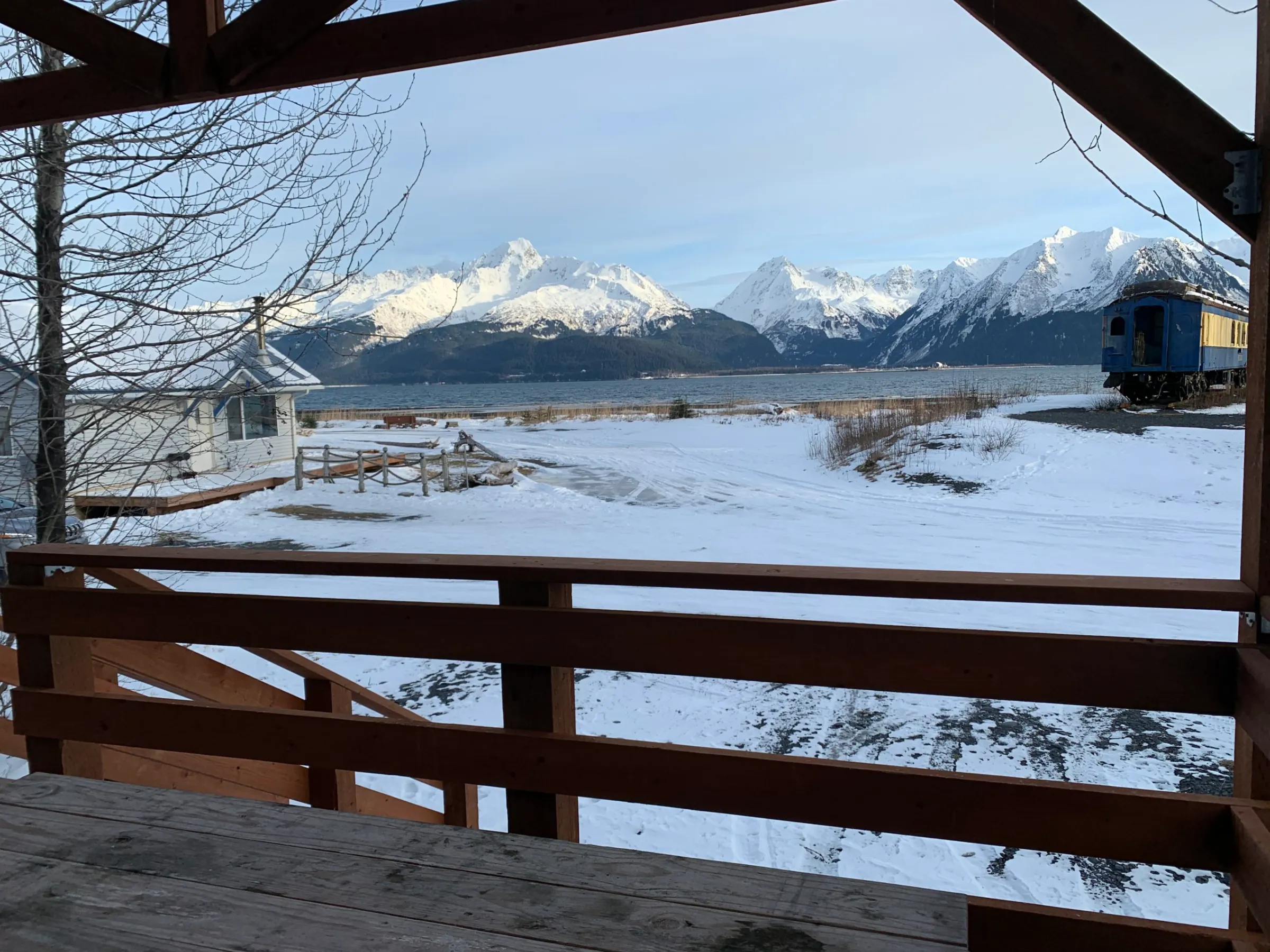 Camping Yurt - Front Porch