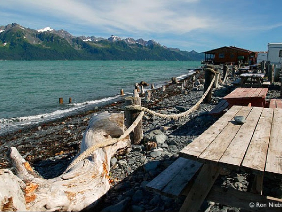 Beachfront RV site, Miller's Landing, Seward, AKSeaside Beach Seward Alaska Kayaking Fishing Lodging Camping Guided Trips