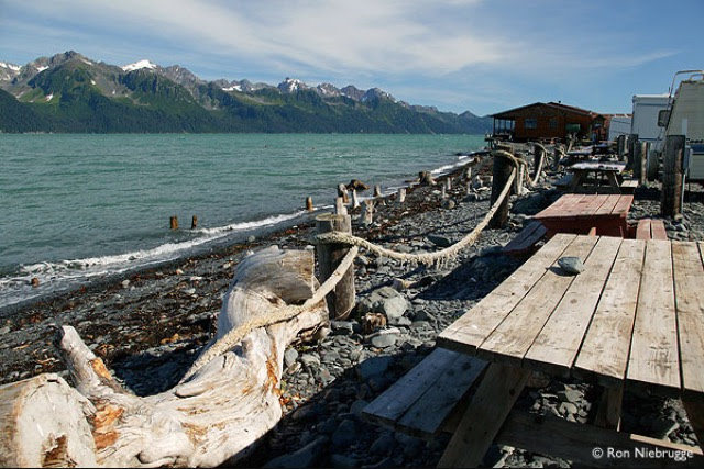 Beachfront RV site, Miller's Landing, Seward, AKSeaside Beach Seward Alaska Kayaking Fishing Lodging Camping Guided Trips