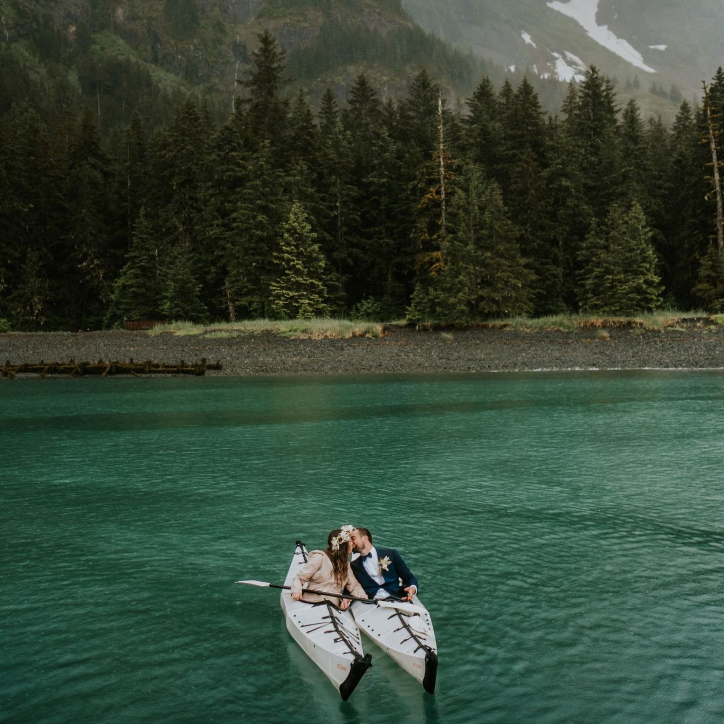 Kayaking in the Kenai Fjords