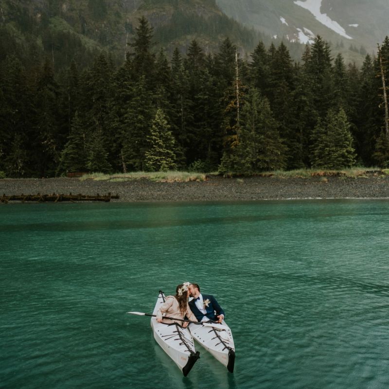 Kayaking in the Kenai Fjords
