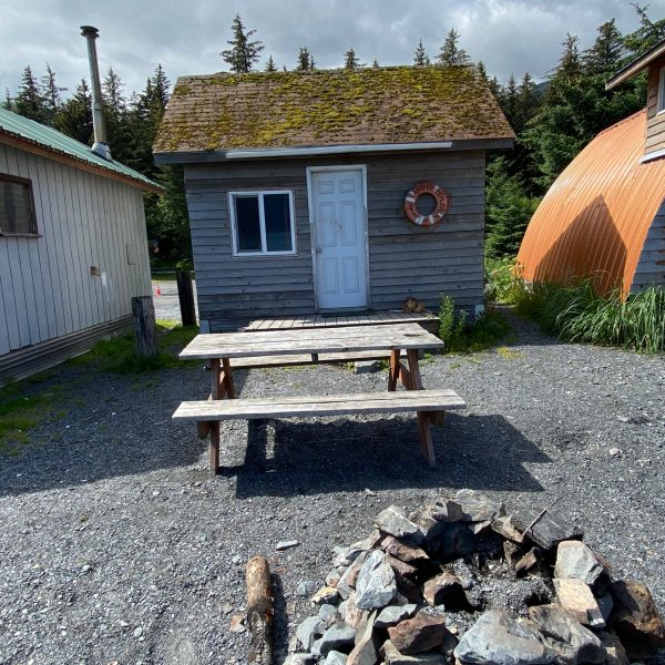 Seaside Beach Seward Alaska Kayaking Fishing Lodging Camping Guided Trips seaside beach building that has a bench in front of a house