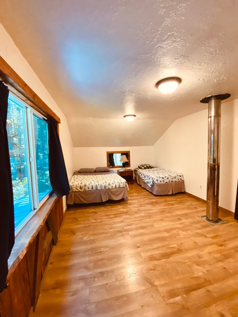 a room with a wooden floor