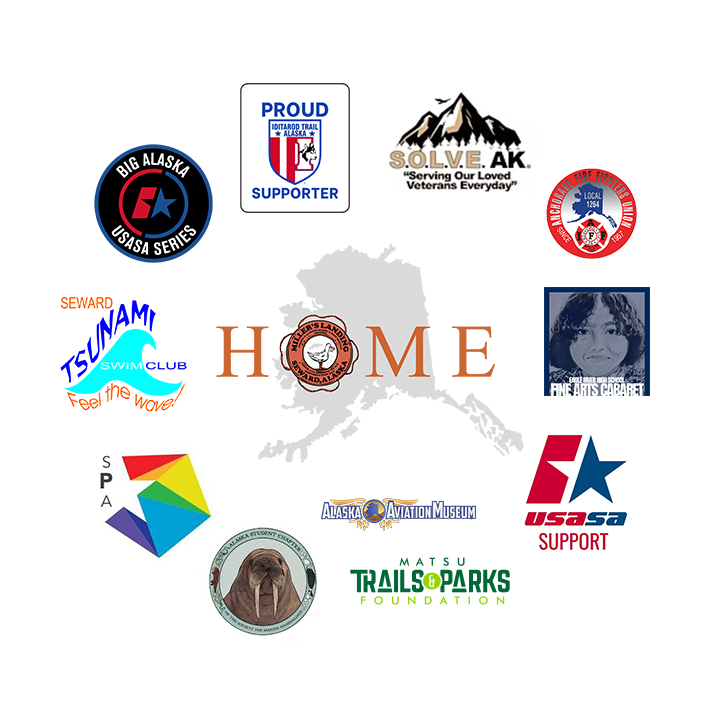 company logo, organizations supported