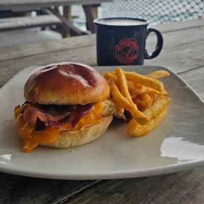 a close up of a sandwich on a plate