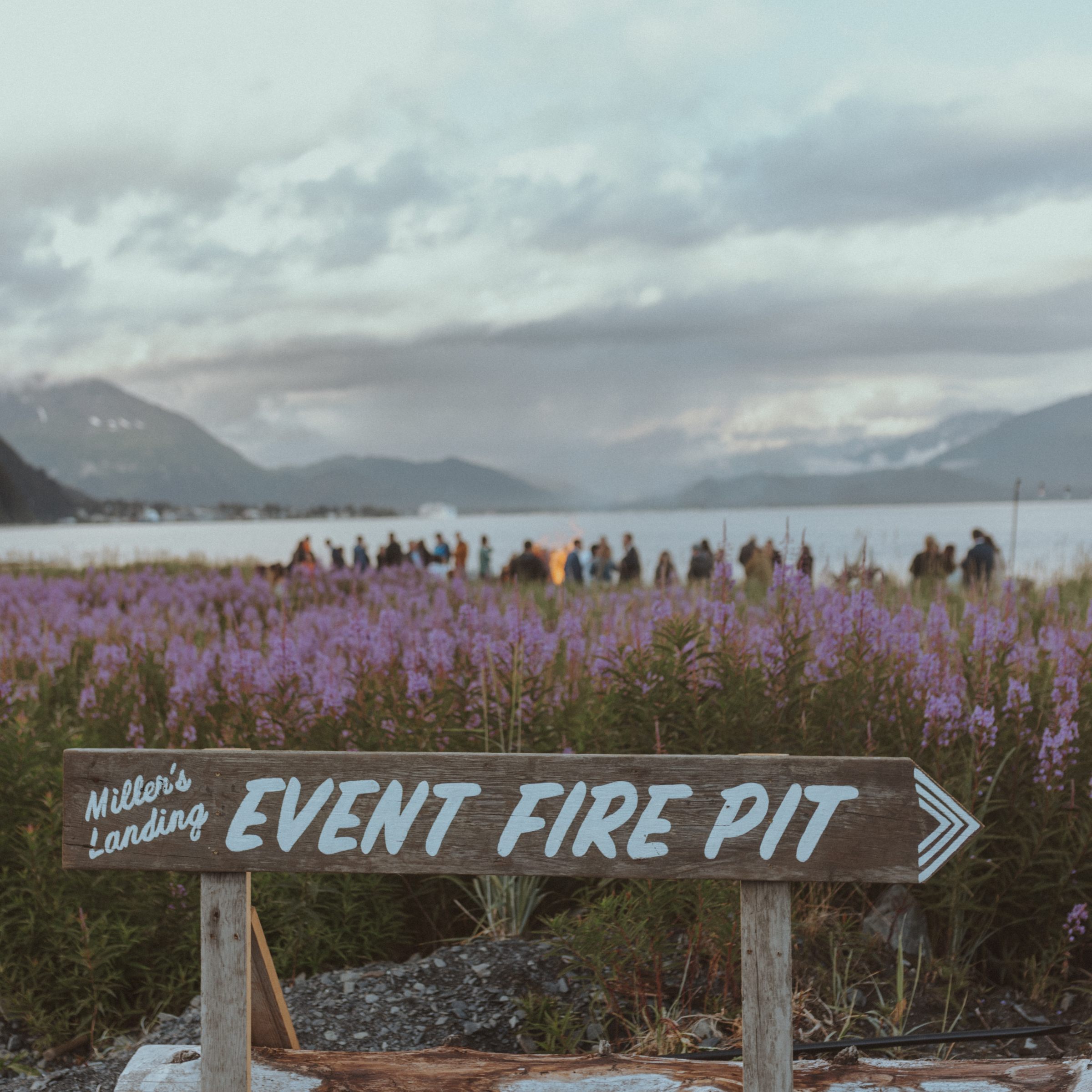 Beachside Bonfire Seward Alaska Kayaking Fishing Lodging