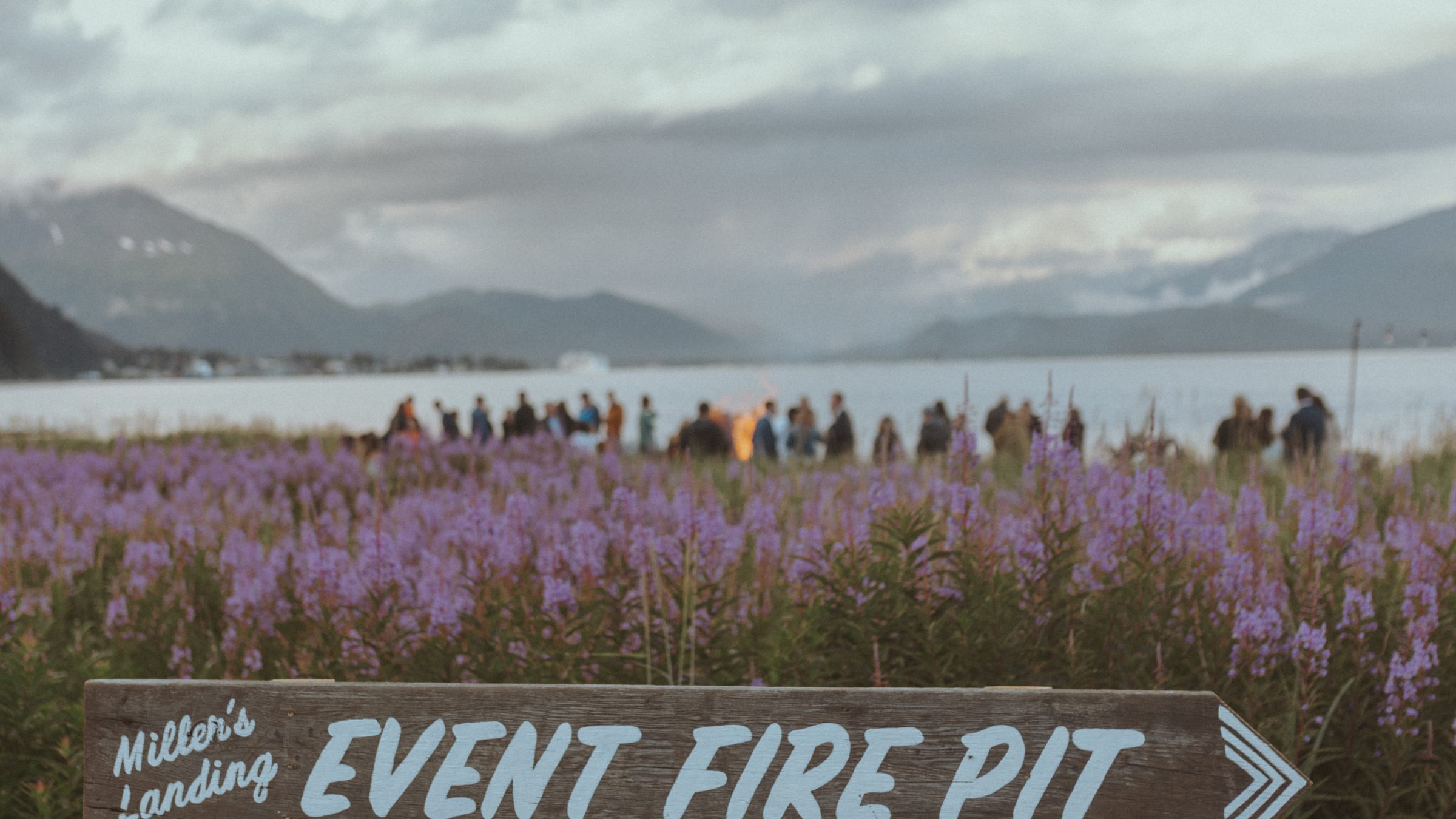 Beachside Bonfire Seward Alaska Kayaking Fishing Lodging