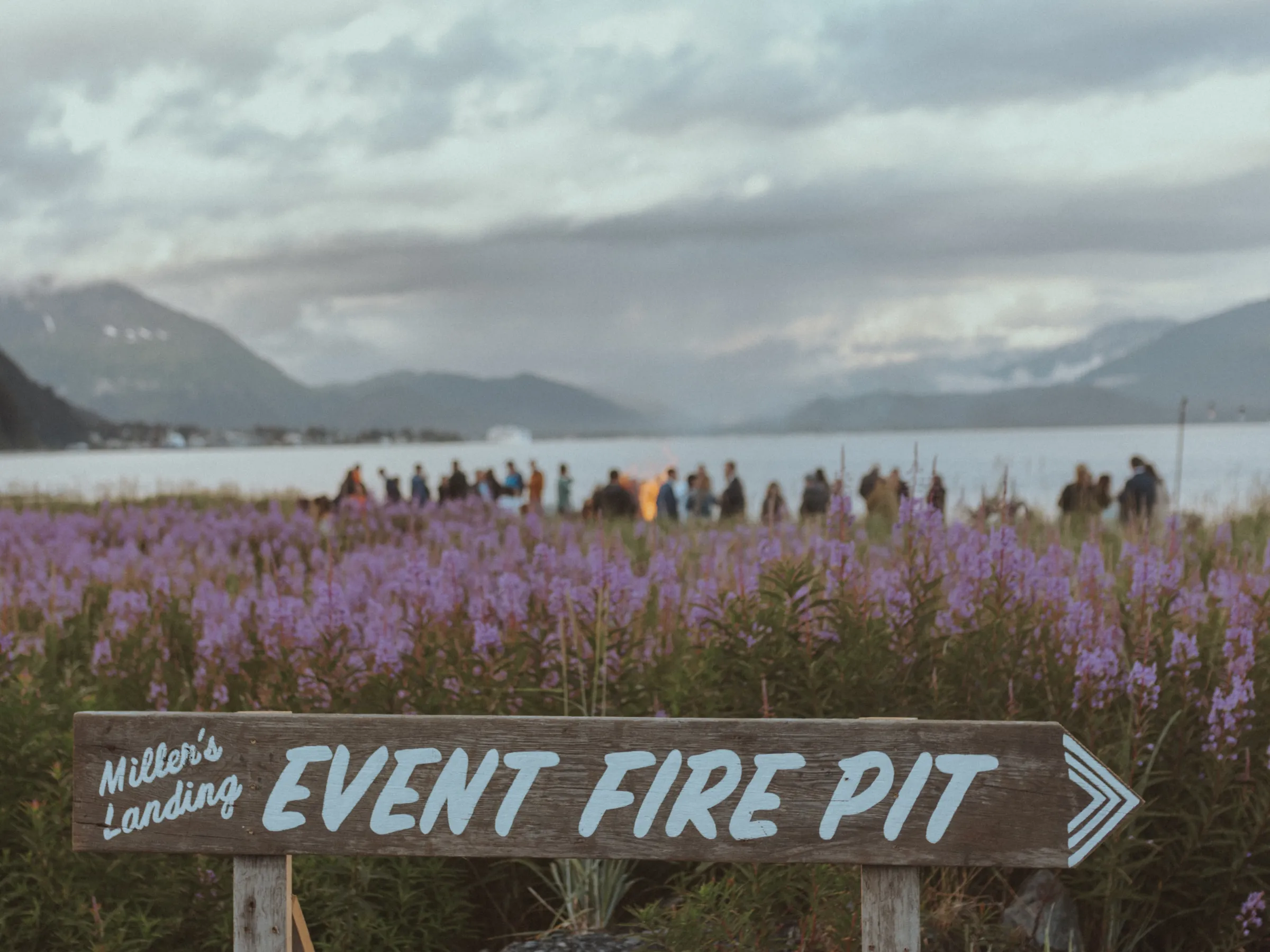 Beachside Bonfire Seward Alaska Kayaking Fishing Lodging