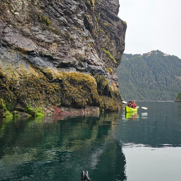 a small boat in a body of water