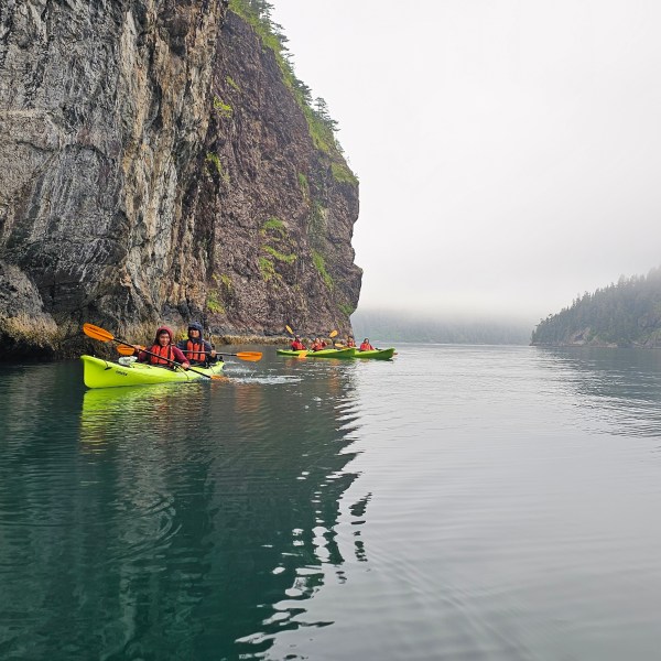 a small boat in a body of water