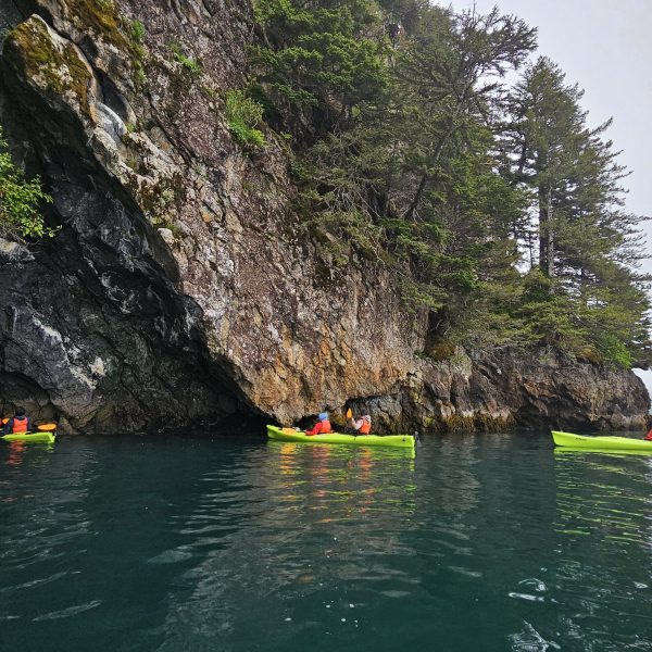 a small boat in a body of water