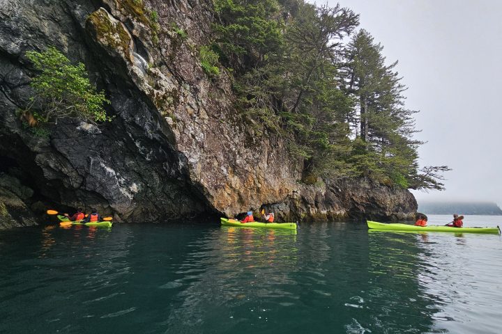 a small boat in a body of water