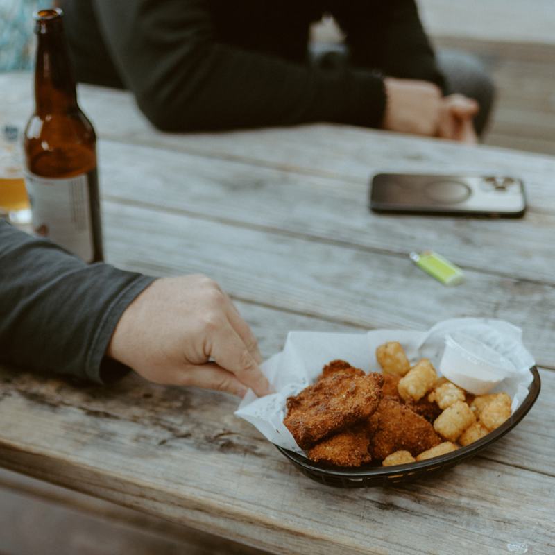 Seward Alaska Fresh fish on the Seaside Cafe