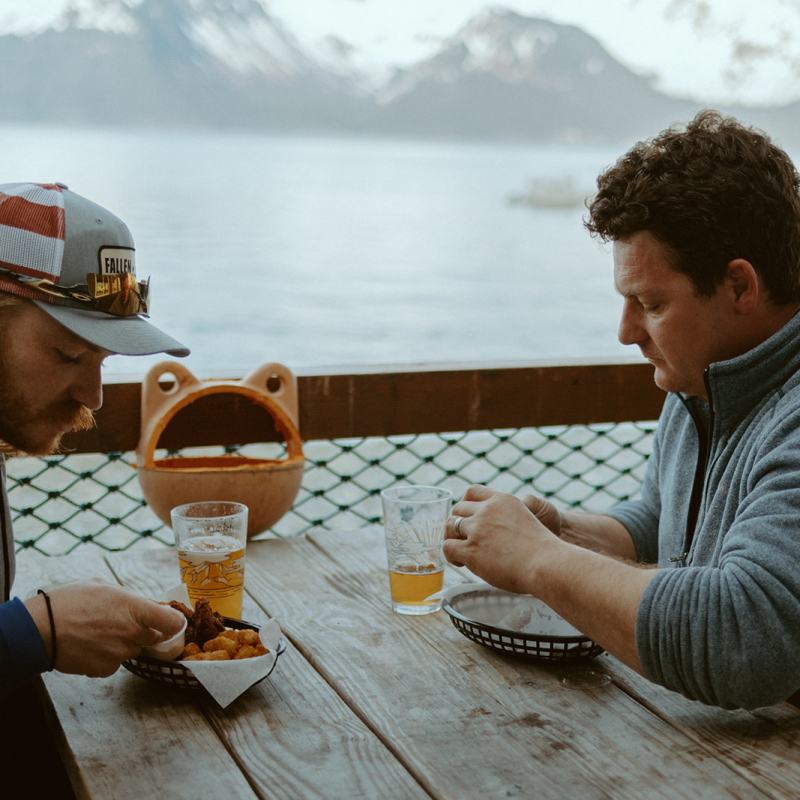 Seward Alaska Fresh fish on the Seaside Cafe