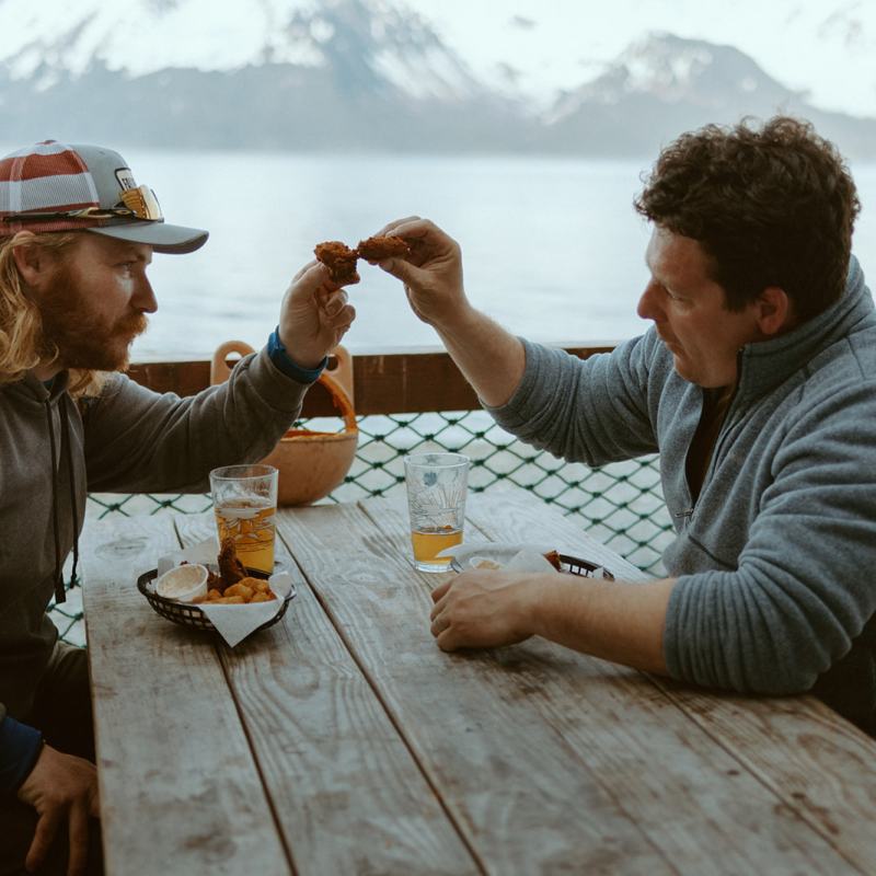 Seward Alaska Fresh fish on the Seaside Cafe