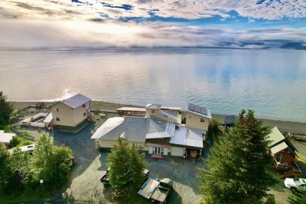 Oceanfront Inn with Millers Landing on Resurrection Bay Seward Alaska