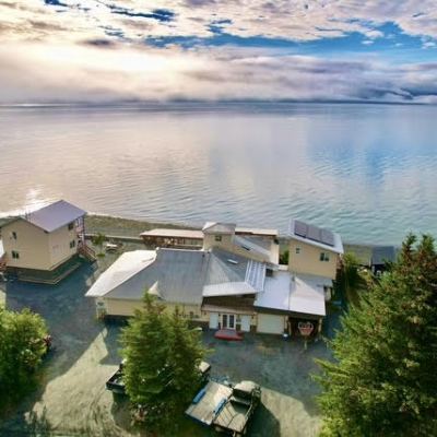 Oceanfront Inn with Millers Landing on Resurrection Bay Seward Alaska