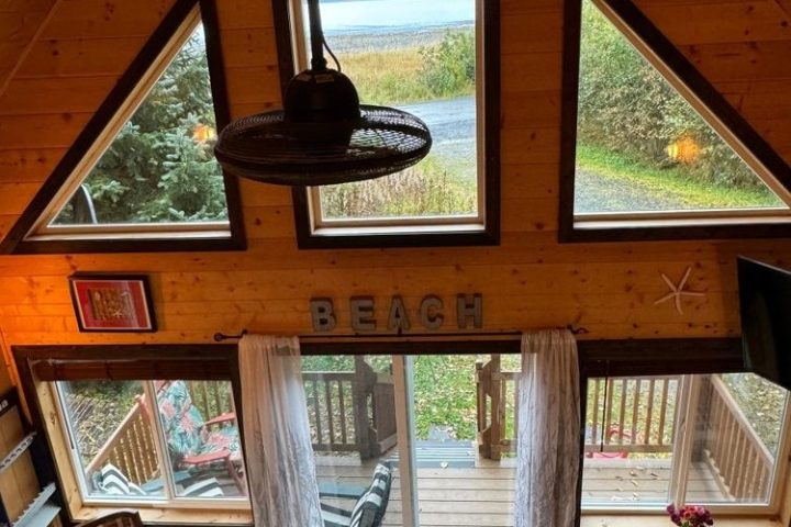 a stack of flyers on a table